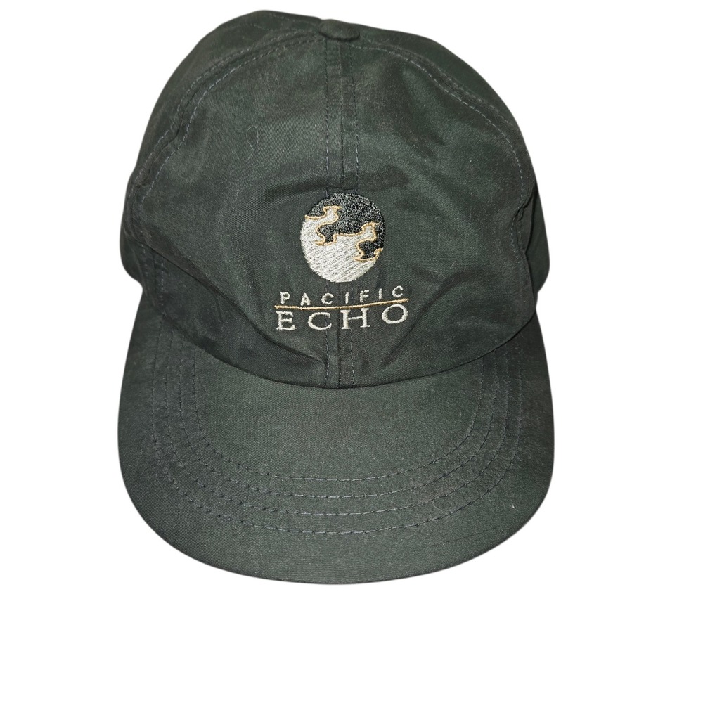 VTG Yupoong Pacific Echo Anderson Valley Hat Strapback Green Sz OSFA